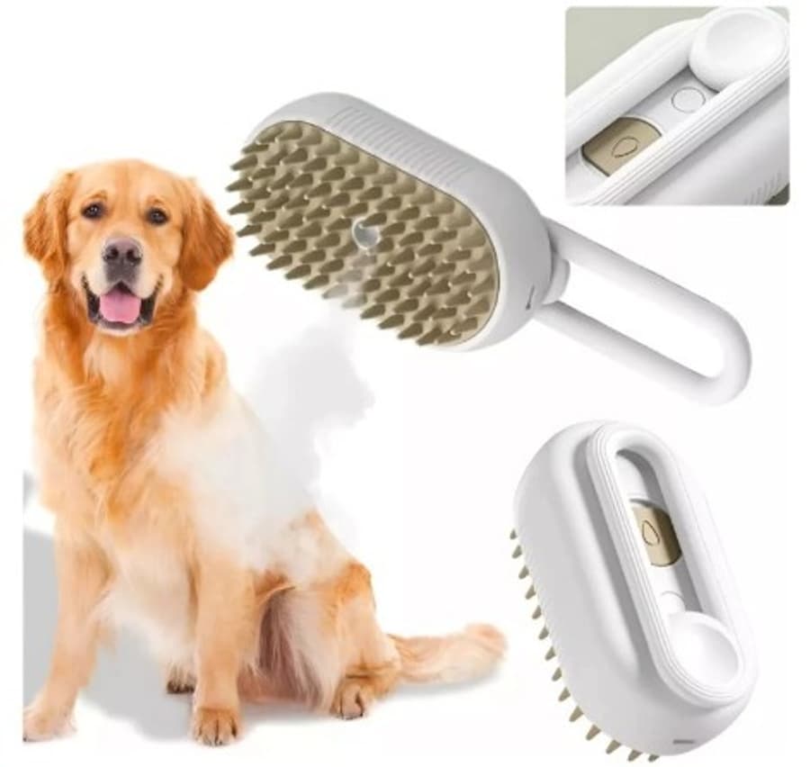 Cepillo Peine A Vapor Perro Gato