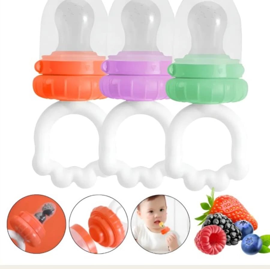 Chupete Para Frutas Niños Alimentación Suave Mordillo