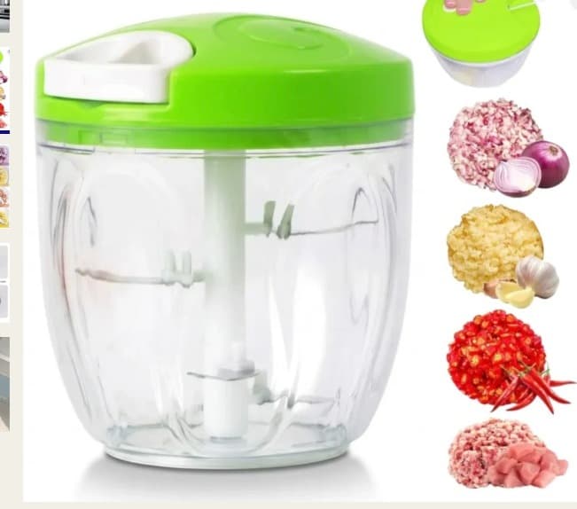 Chopera Picador Verduras 900ml Manual De Vegetales Multiuso