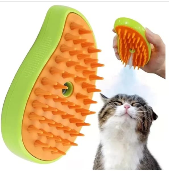 Cepillo De Vapor Peine Mascota Masajeador